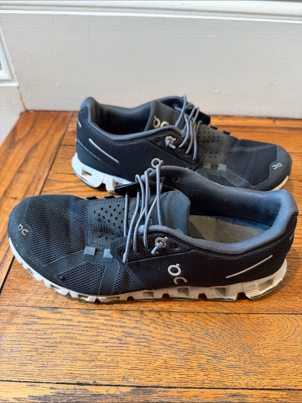 On Running Running Women’s Cloud Running Shoes - Black/White